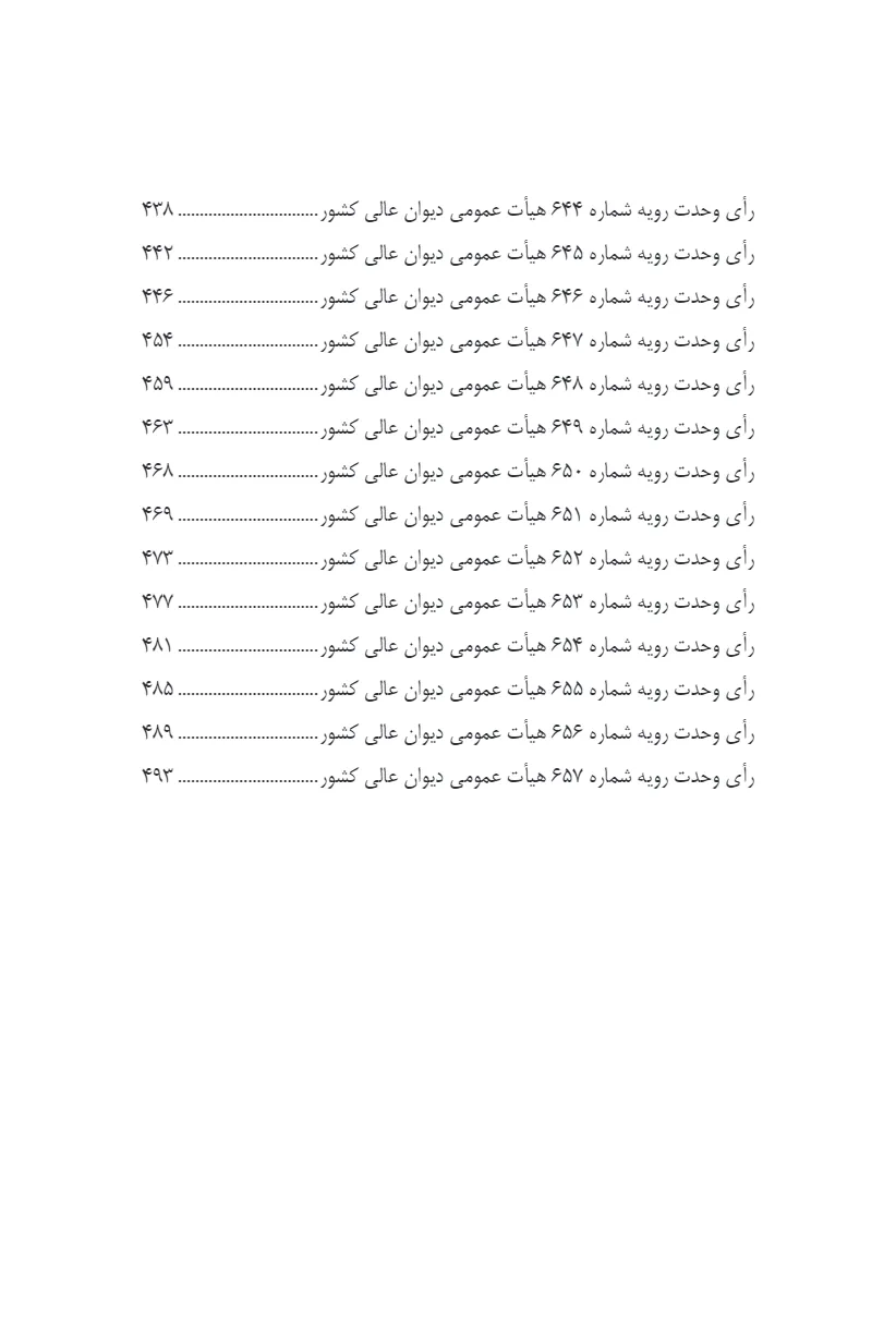 آراء وحدت رویه هیات عمومی دیوان عالی کشور سال های 70 - 80