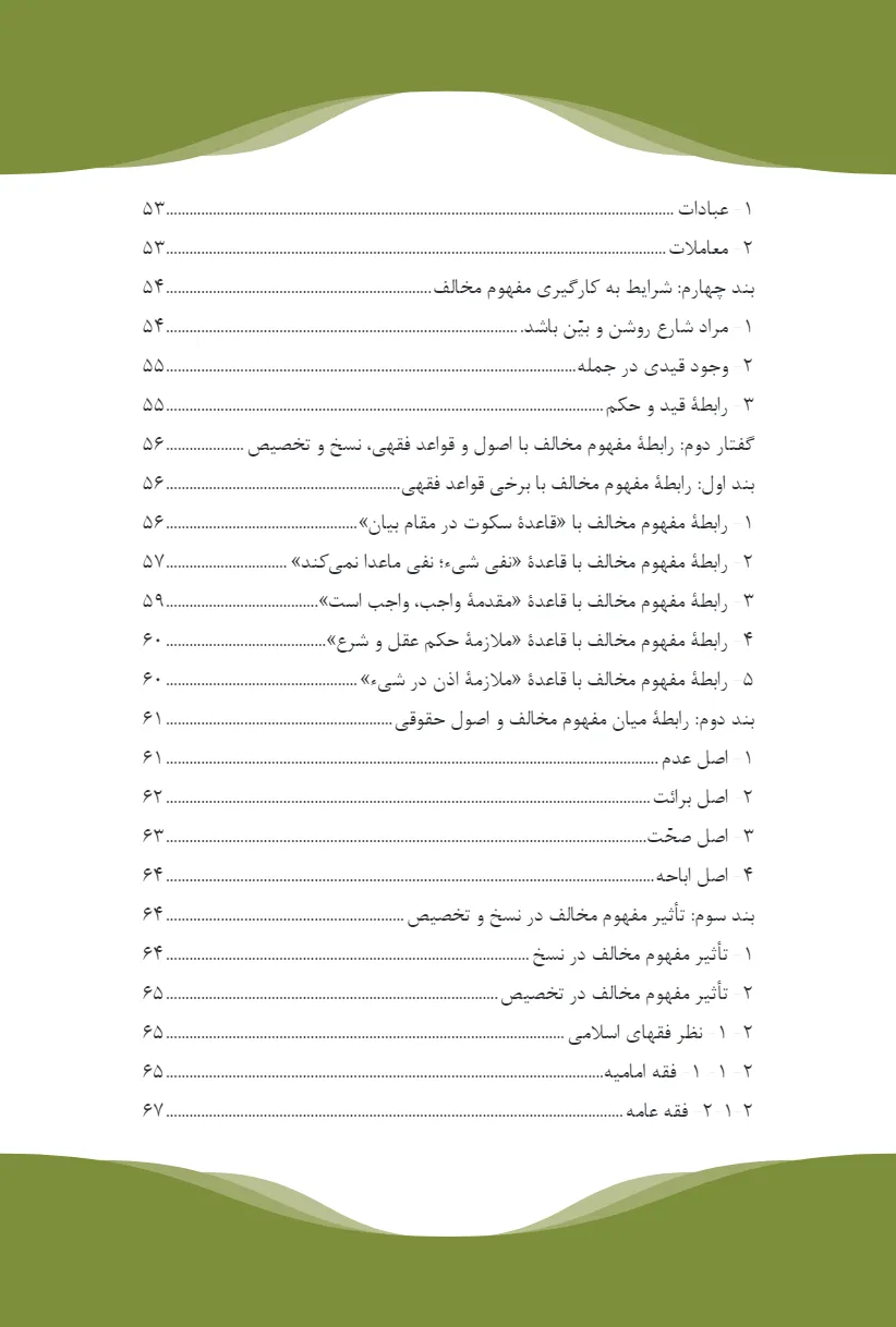 تحلیل فقهی ـ حقوقی مفهوم مخالف