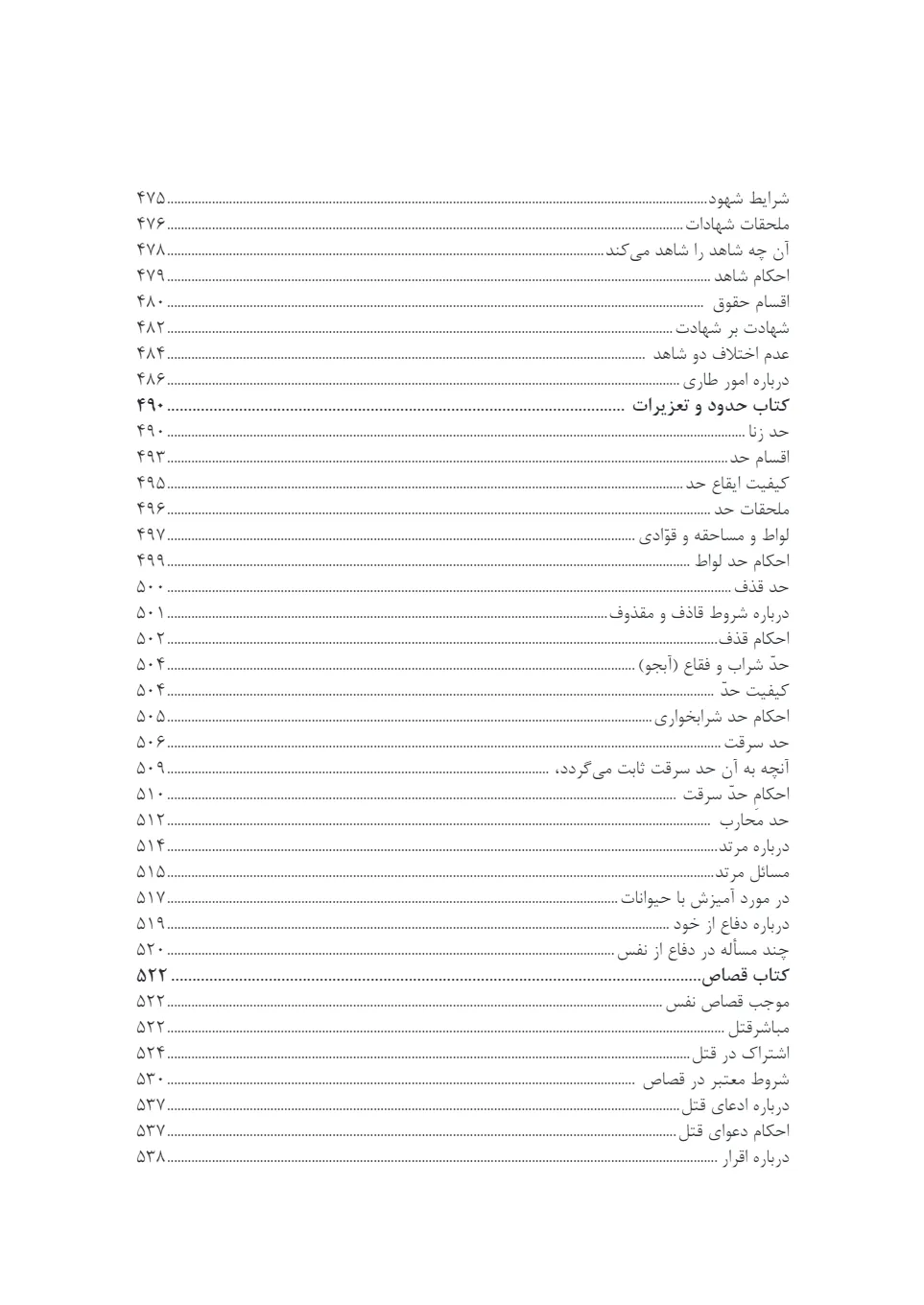 ترجمه ابواب حقوقی شرایع الاسلام