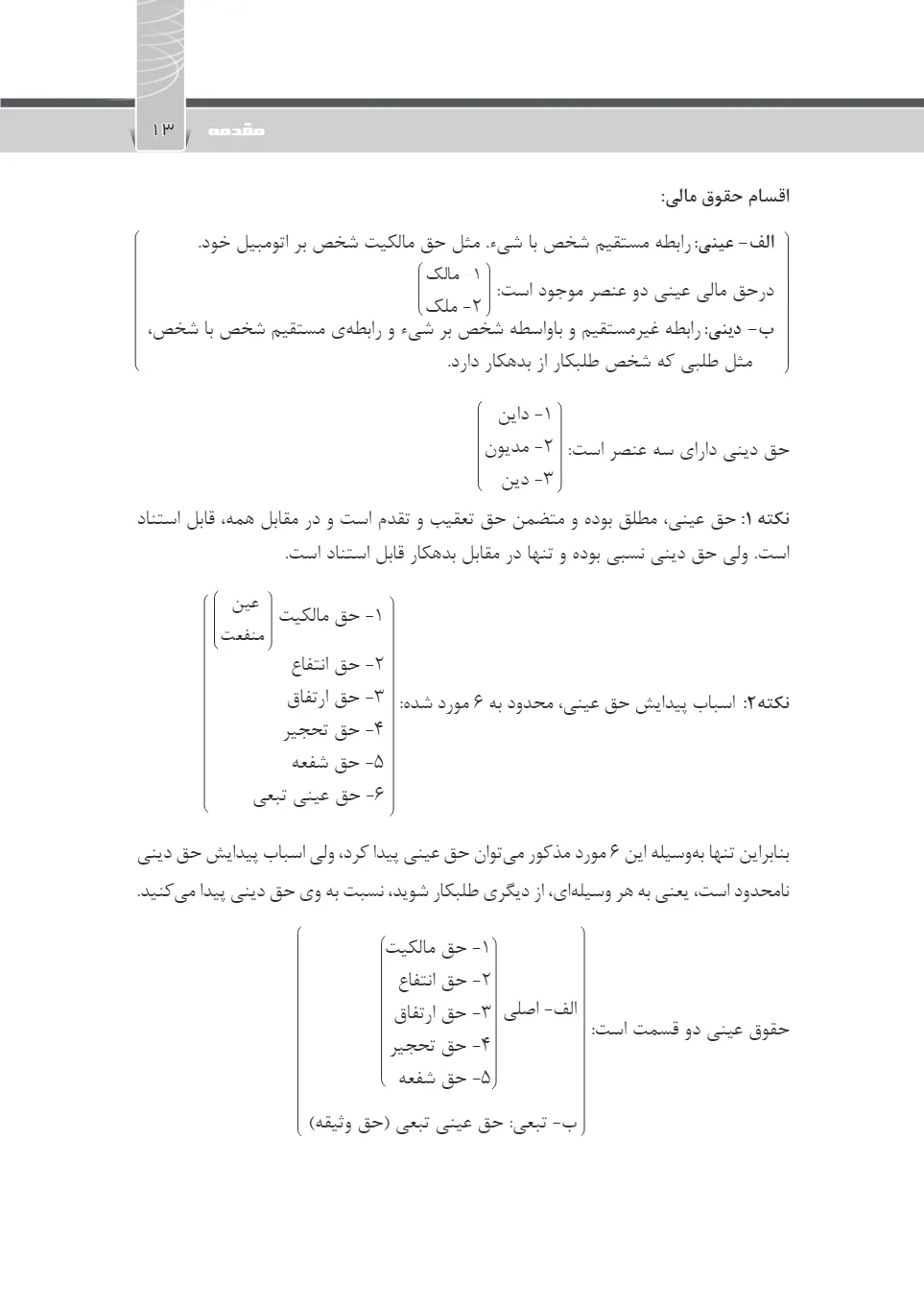 حقوق مدنی نموداری (بیات)